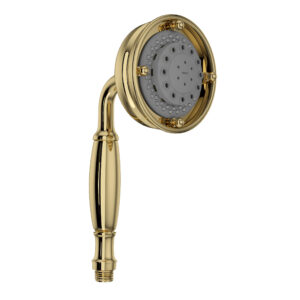 ROHL 4″ 3-Function Handshower In Unlacquered Brass