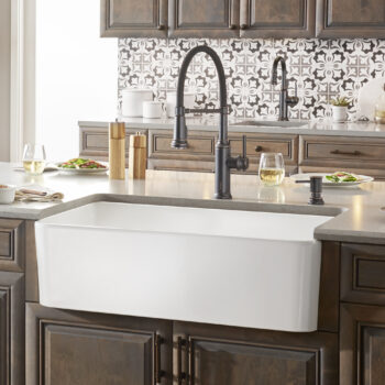 Blanco Cerana 33" Fireclay Single Bowl Apron-Front Farmhouse Sink - White - Image 3