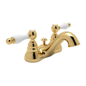 ROHL Arcana™ Two Handle Centerset Lavatory Faucet In Italian Brass
