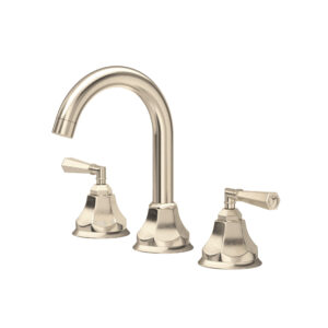 ROHL Palladian® Widespread Lavatory Faucet With C-Spout In Satin Nickel