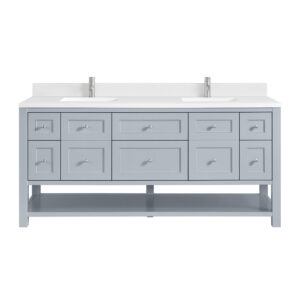 Breckenridge 72" Double Vanity, Serenity Blue