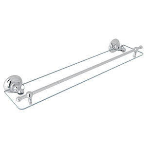 ROHL Wall Mount Towel Shelf In Polished Chrome