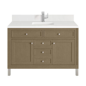 Chicago 48" Single Vanity, Walnut Whisper