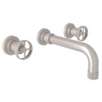 ROHL Campo™ Wall Mount Lavatory Faucet Trim In Satin Nickel