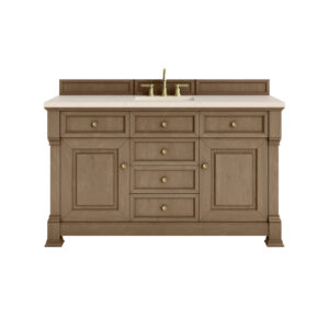 Brookfield 60" Single Vanity, Pecan