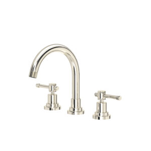 ROHL Campo™ Widespread Lavatory Faucet With C-Spout In Polished Nickel