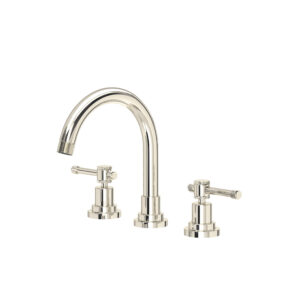 ROHL Campo™ Widespread Lavatory Faucet With C-Spout In Polished Nickel