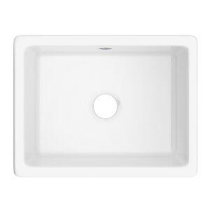 Rohl Shaker™ 23” Single Bowl Undermount Or Drop-in Fireclay Kitchen Sink