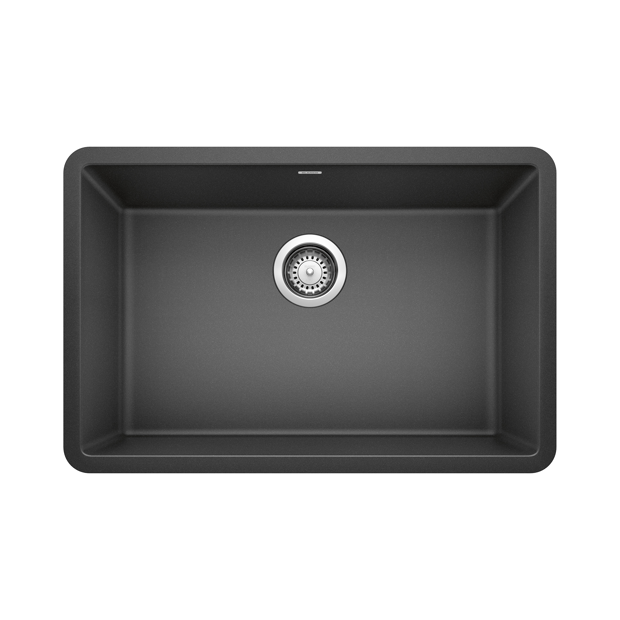 Blanco Precis SILGRANIT 27" Single Bowl Undermount Kitchen Sink - Café