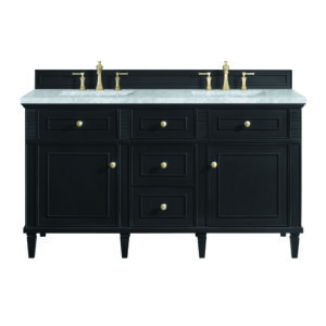 Lorelai 60" Double Vanity, Black Onyx
