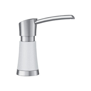 Blanco Artona Soap Dispenser - PVD Steel/White