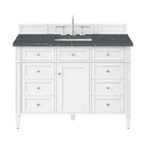 Brittany 48" Single Vanity, Bright White