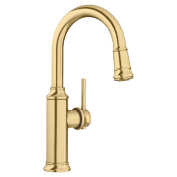 Blanco Empressa Pull-Down Bar Faucet 1.5 GPM - Satin Gold