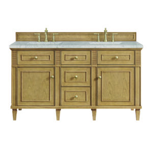 Lorelai 60" Double Vanity, Light Natural Oak