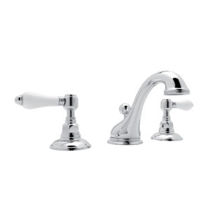 ROHL Acqui® Widespread Lavatory Faucet With Low Spout In Polished Chrome