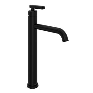ROHL Apothecary™ Single Handle Tall Lavatory Faucet In Matte Black