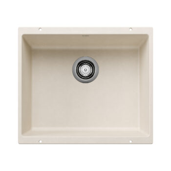 Blanco Precis SILGRANIT 21" Single Bowl Undermount Kitchen Sink - Soft White