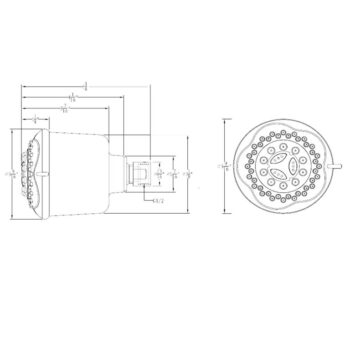 Dawn® Multifunction Showerhead, Brushed Nickel - Image 2