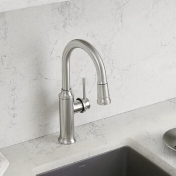 Blanco Empressa Pull-Down Bar Faucet 1.5 GPM - PVD Steel - Image 2
