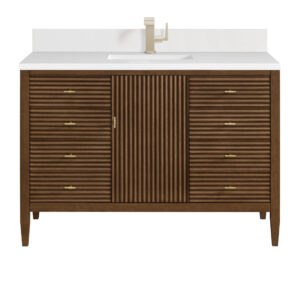 Myrrin 48" Single Vanity, Mid Century Walnut