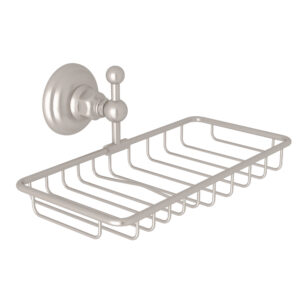 ROHL Soap Basket In Satin Nickel