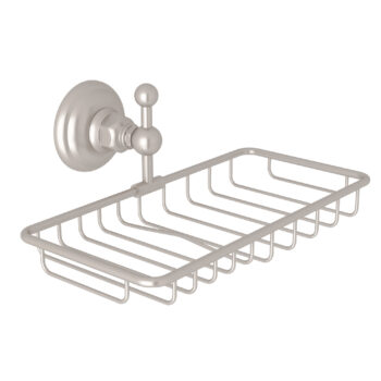 ROHL Soap Basket In Satin Nickel