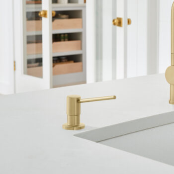 Blanco Torre Soap Dispenser - Satin Gold - Image 2