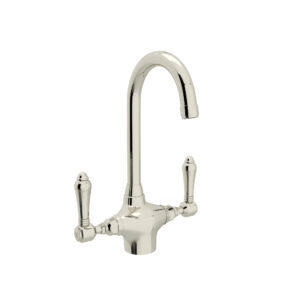 ROHL San Julio® Two Handle Bar/Food Prep Kitchen Faucet In Polished Nickel