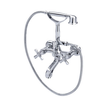 ROHL Palladian® Exposed Wall Mount Tub Filler In Polished Chrome