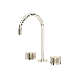 ROHL Amahle™ Widespread Lavatory Faucet With C-Spout In Polished Nickel