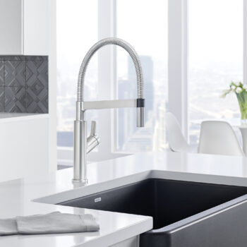 Blanco Solenta Senso Pull-Down Dual-Spray Kitchen Faucet 1.5 GPM - PVD Steel - Image 6