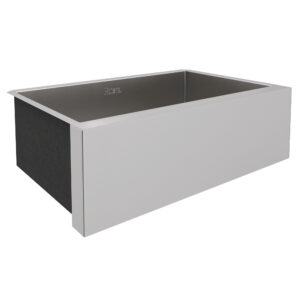 ROHL Proscenio™ 30″ Single Bowl Apron Front Stainless Steel Kitchen Sink In Brushed Stainless Steel