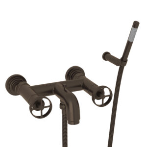 ROHL Campo™ Exposed Wall Mount Tub Filler In Tuscan Brass
