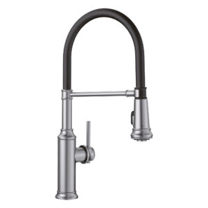 Blanco Empressa Semi-Pro Pull-Down Dual-Spray Kitchen Faucet 1.5 GPM – PVD Steel