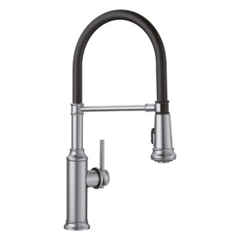 Blanco Empressa Semi-Pro Pull-Down Dual-Spray Kitchen Faucet 1.5 GPM - PVD Steel