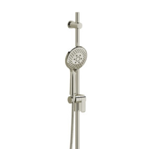 Riobel Handshower Set With 36″ Slide Bar and 6-Function Handshower In Polished Nickel