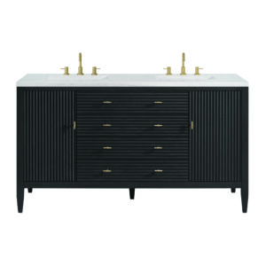 Myrrin 60" Double Vanity, Carbon Oak