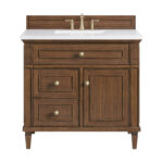 Lorelai 36" Single Vanity, Mid-Century Walnut