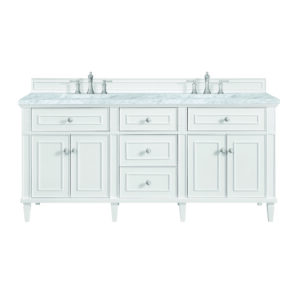 Lorelai 72" Double Vanity, Bright White
