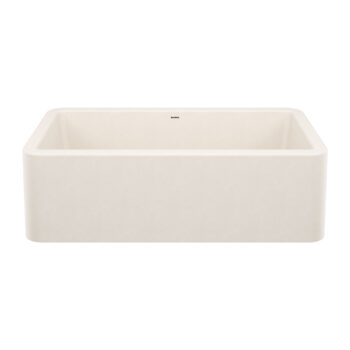 Blanco Ikon SILGRANIT 33" Single Bowl Apron-Front Farmhouse Sink - Soft White