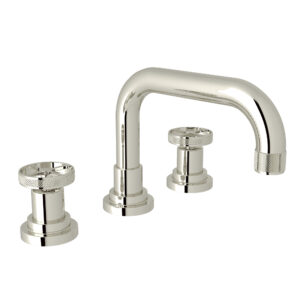ROHL Campo™ Widespread Lavatory Faucet With U-Spout In Polished Nickel
