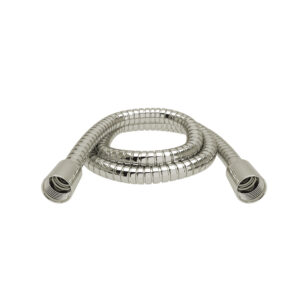 Riobel 150 cm (59″) double interlock flexible hose, swivel and 2 check valves In Polished Nickel