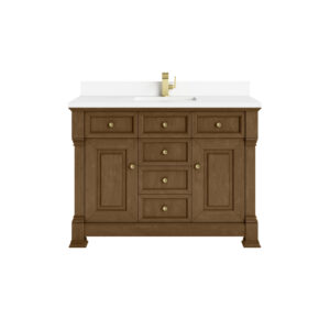 Brookfield 48" Single Vanity, Honey Oak