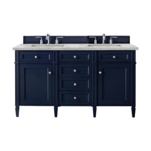 Brittany 60" Double Vanity, Victory Blue