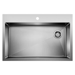 Blanco Quatrus R15 33″ Super Single Bowl Dual Mount Stainless Steel Kitchen Sink