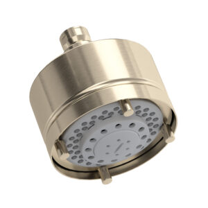 ROHL 4″ 5-Function Showerhead In Satin Nickel