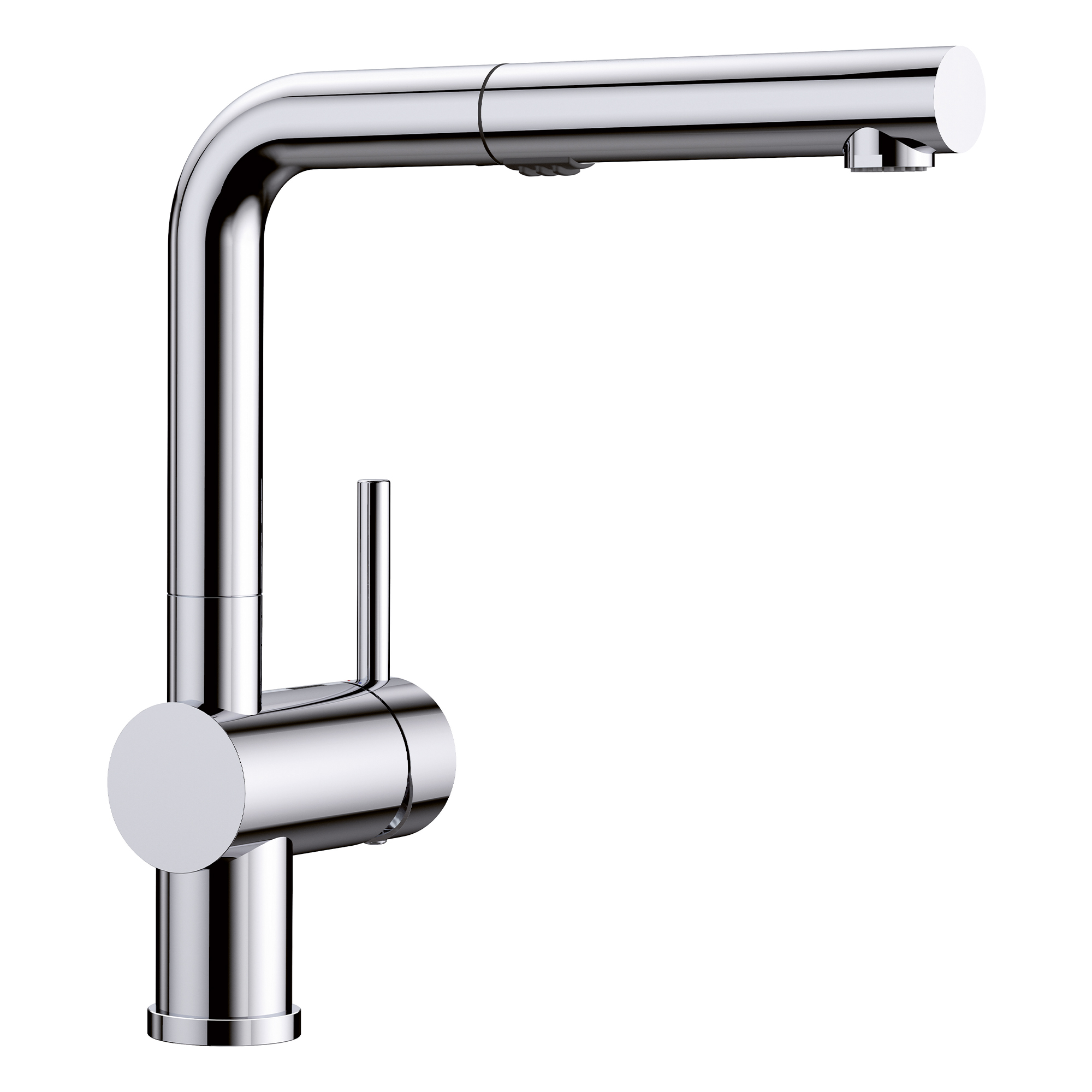 Blanco Linus Low Arc Pull-Out Dual-Spray Kitchen Faucet 1.5 GPM - Chrome