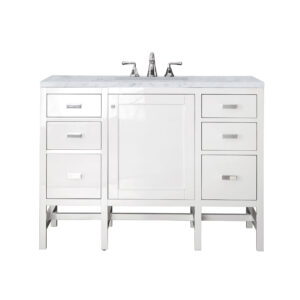 Addison 48" Single Vanity, Glossy White