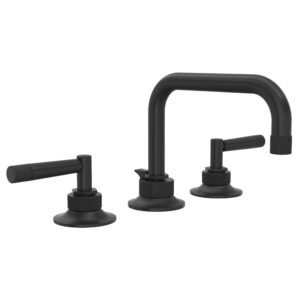 ROHL Graceline® Widespread Lavatory Faucet With U-Spout In Matte Black