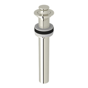 ROHL Lavatory Lift And Turn Drain Without Overflow In Polished Nickel